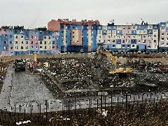 В посёлке Угольные Копи завершаются работы по сносу здания Детского сада «Родничок»