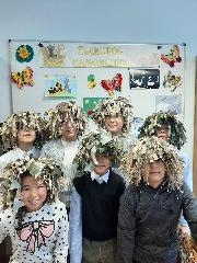 Дети из села Ваеги изготавливают маскировочные «Химеры»