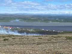 В окрестностях села Усть-Белая горит тундра