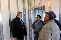 Глава района посетил сёла Усть-Белая, Снежное и Краснено