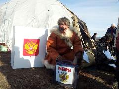 Оленеводы голосуют первыми