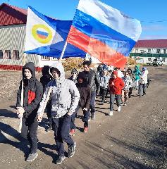 В Анадырском районе в рамках Всероссийского дня ходьбы прошла акция - «Мы идем, шагаем по стране»