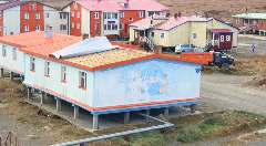 Электроснабжение поселка Мейныпильгыно,прерванное во время пурги, восстановлено